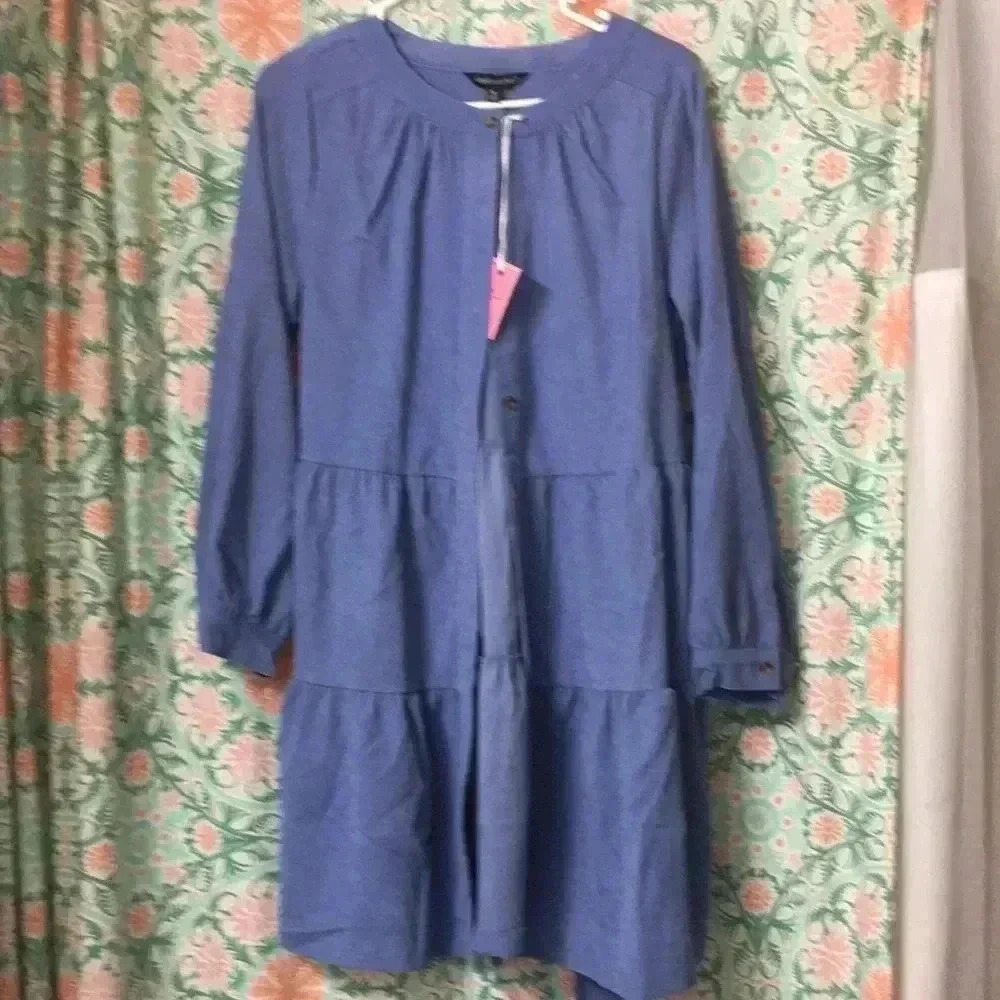 Simply Southern tiered dress corduroy pockets